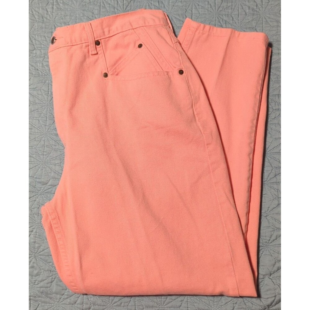 Zena Women's Salmon Jeans  38x29 6 Pocket Vintage Mom 80's Retro